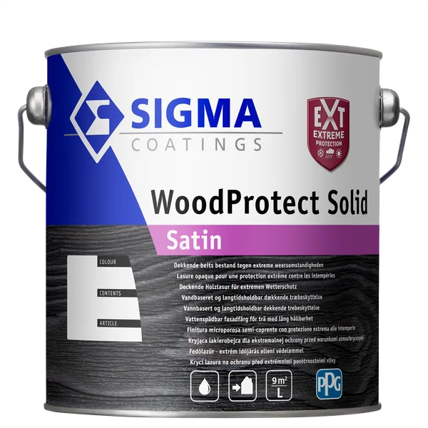 Sigma Sigma WoodProtect Solid Satin - Mengkleur - 2,5 l