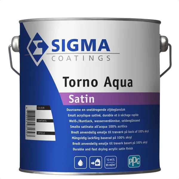 Sigma Sigma Torno Aqua Satin - Mengkleur - 2,5 l