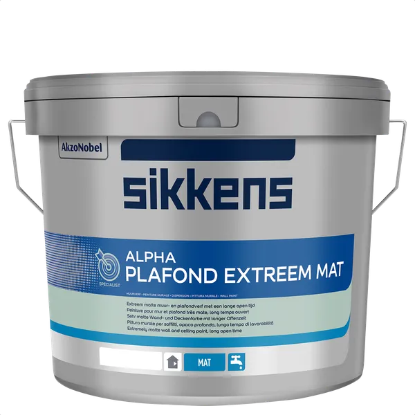 Sikkens Sikkens Alpha Plafond Extreem Mat - Mengkleur - 5 l