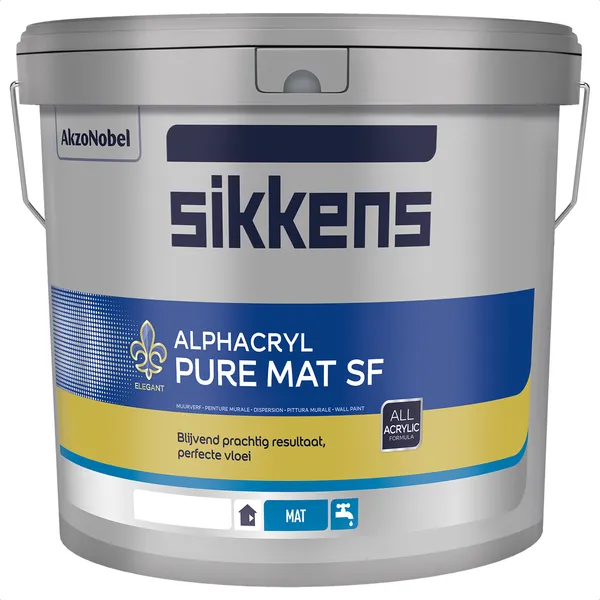 Sikkens Sikkens Alphacryl Pure Mat SF - Wit - 10 l