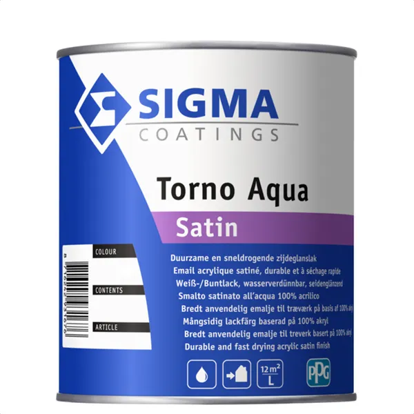 Sigma Sigma Torno Aqua Satin - Mengkleur - 1 l