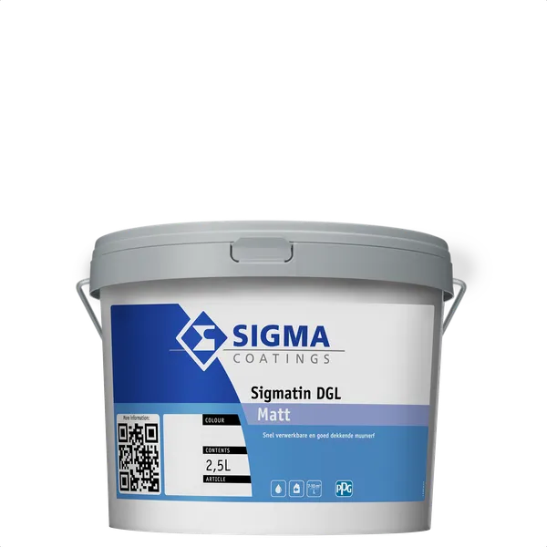 Sigma Sigma Sigmatin DGL Matt - Mengkleur - 2,5 l