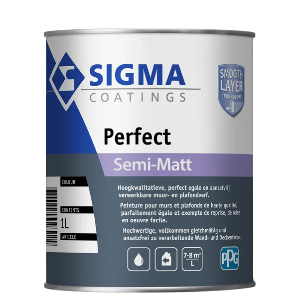 Sigma Sigma Perfect Semi-Matt - Mengkleur - 1 l