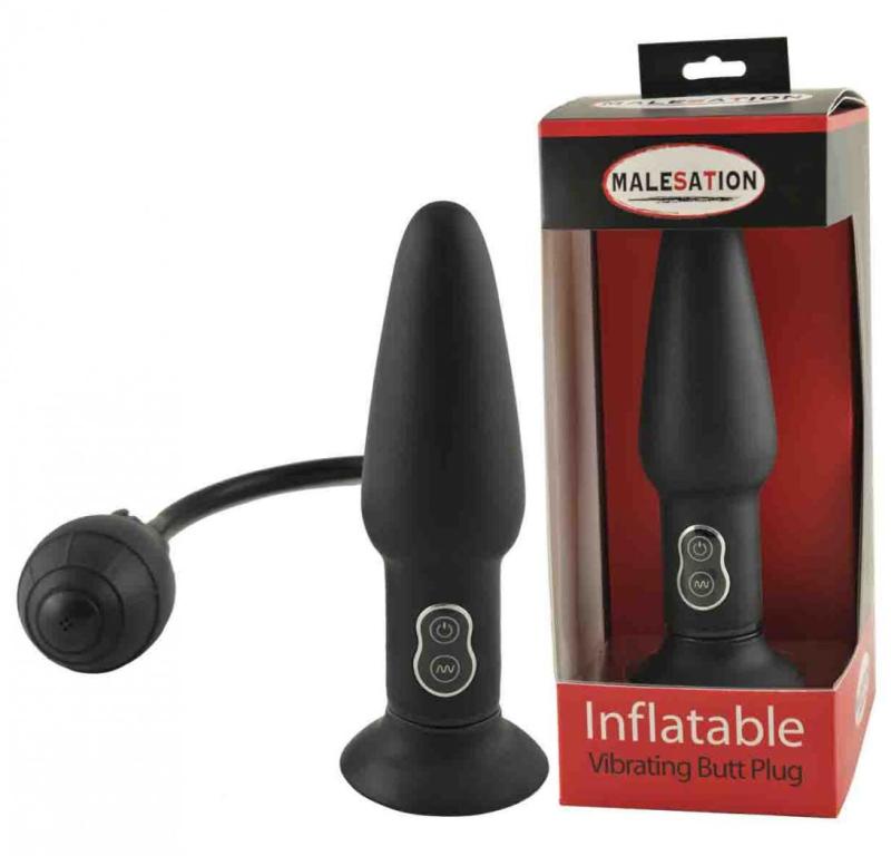 Inflatable Butt Plug With Vibration