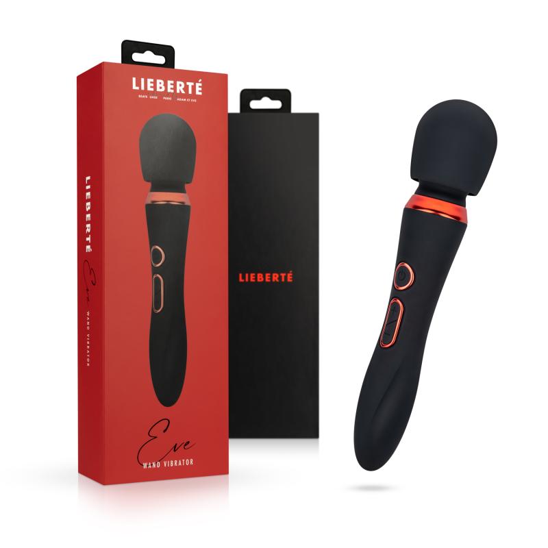 Lieberté - Eve Wand Vibrator - Zwart