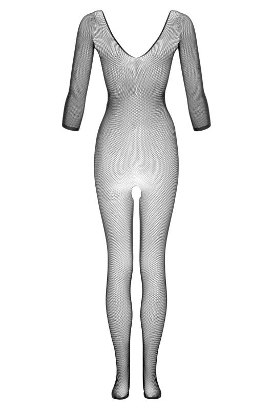 Catsuit Vaera Met Open Kruisje - Zwart