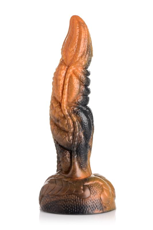 Ravager Geribbelde Tentakel Dildo - Bruin