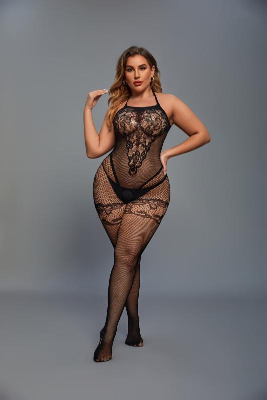 Catsuit Curvy - Zwart