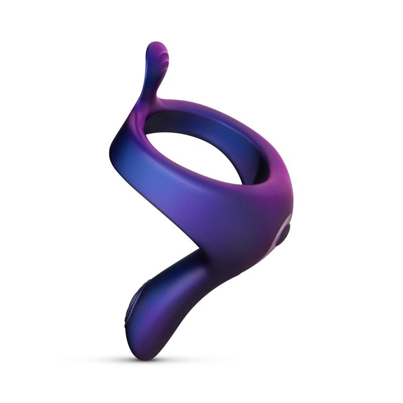 Hueman Hueman - Vibrerende Strap-on Cockring - Paars