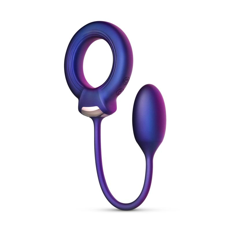 Hueman Hueman - Cockring met Anaal Bal - Paars