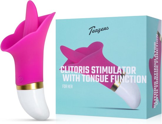 Teazers Clitoris Vibrator Met Tong - Roze