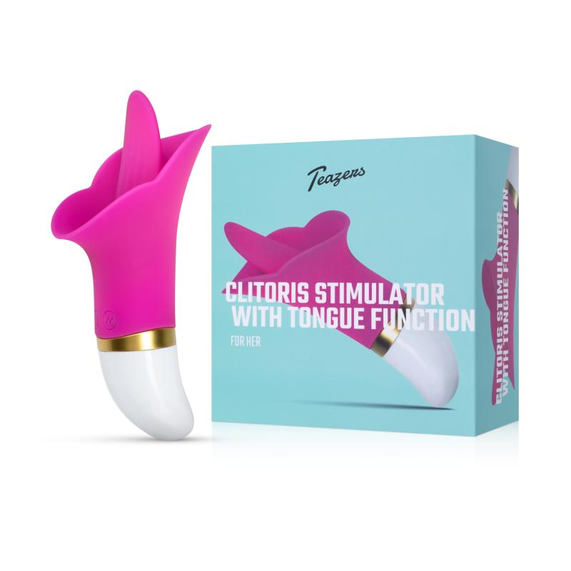 Teazers Clitoris Vibrator Met Tong - Roze