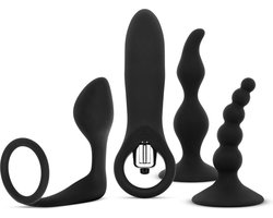 EasyToys - Anale Speelgoed Set 4-delig - Zwart