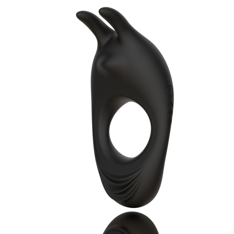 Feelz Toys FeelzToys - Zeus Dual Vibe Cock Ring Black