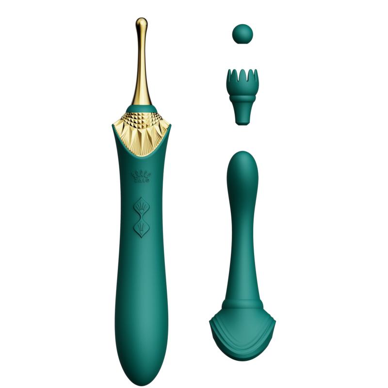 Zalo Zalo - Bess Clitoral Vibrator Green - Turquoise