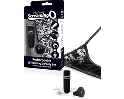 The Screaming O - Charged Remote Control Panty Vibe Black - Zwart