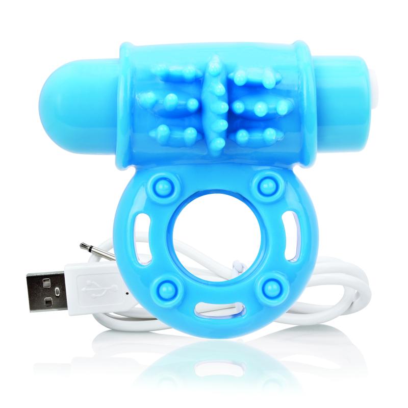 The Screaming O The Screaming O - Charged OWow Vibe Ring Blue - Blauw