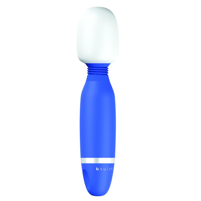 B Swish B Swish - bthrilled Classic Wand Vibrator Denim - Blauw