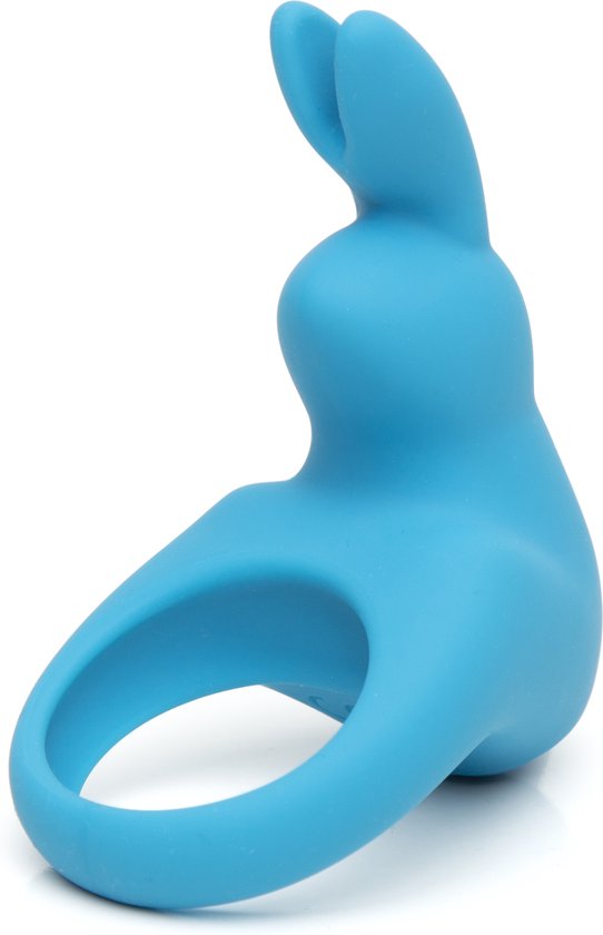 Happy Rabbit – Rabbit Cockring – Oplaadbaar Vibrerend – - Blauw