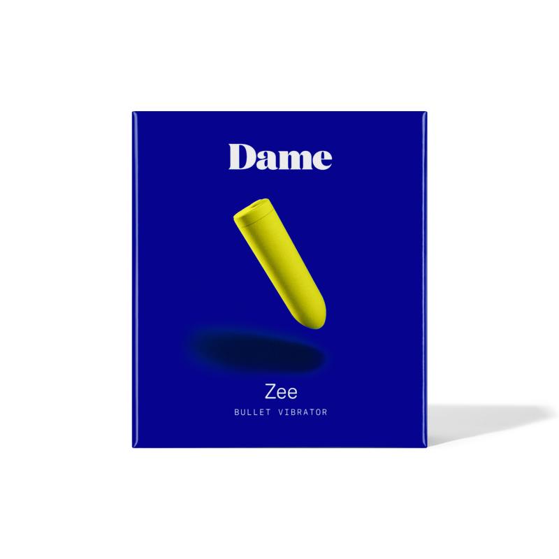 Dame Dame - Zee Bullet Vibrator Citrus - Geel