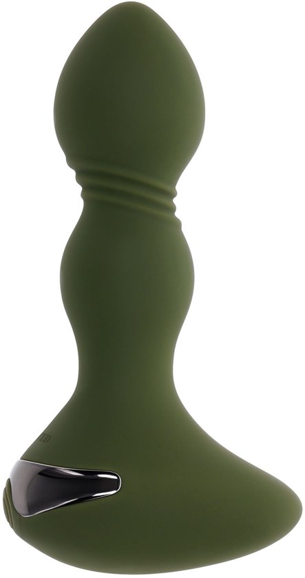 Evolved - Lieutenant Vibrerende Anaal Plug - 12 cm - Groen