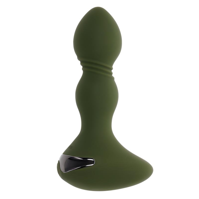 Evolved - Lieutenant Vibrerende Anaal Plug - 12 cm - Groen