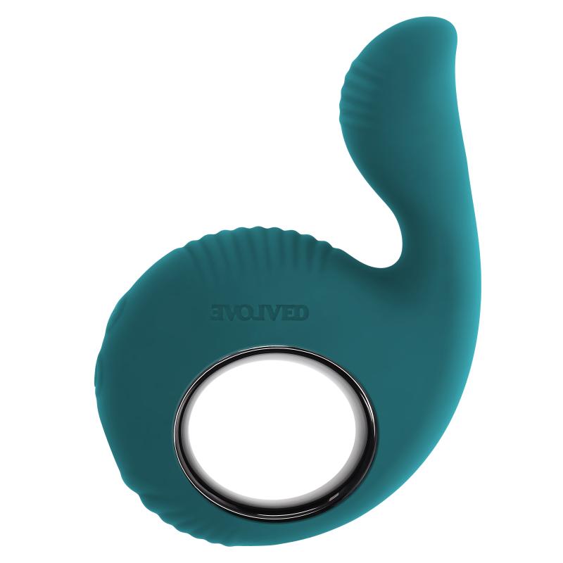 Evolved Evolved - Thumbs Up Veelzijdige Vibrator - Turquoise