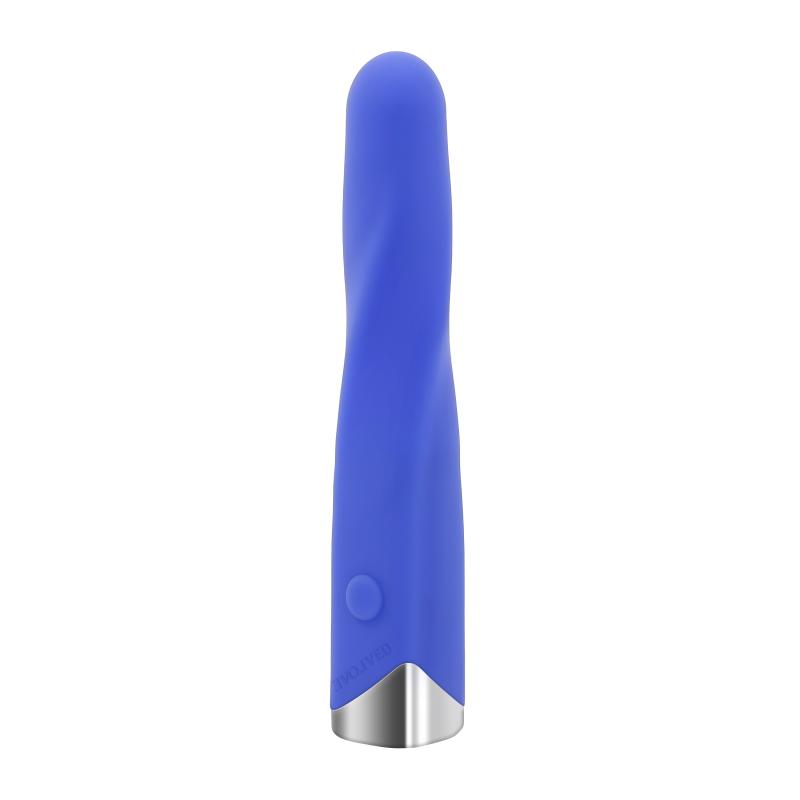 Evolved Evolved - Twisted Temptation Bullet Vibrator - 12 cm - Blauw