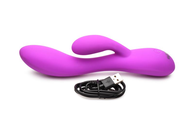 BANG! - Flexibele Rabbit Vibrator Duo Stimulatie - Paars