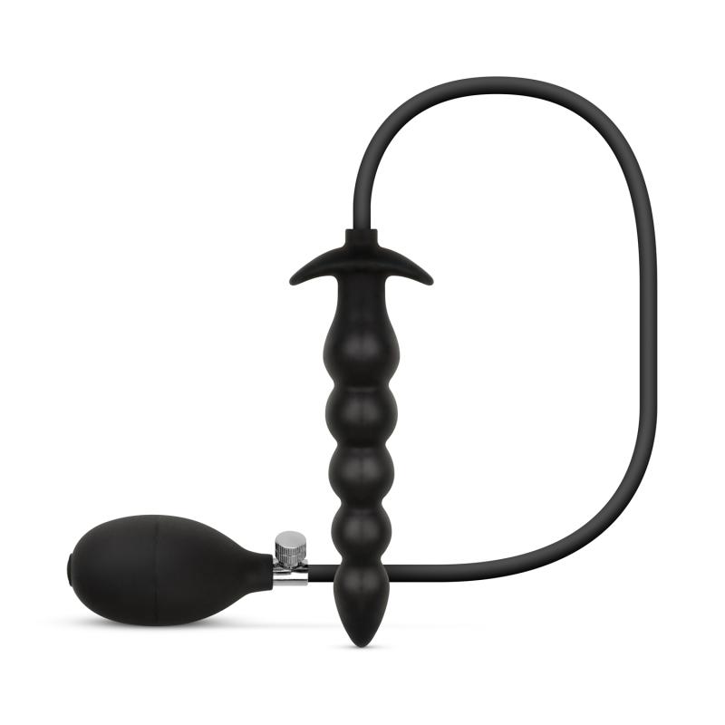 Anal Collection Anal Collection - Opblaasbare Dildo met Pomp 20 cm - Zwart