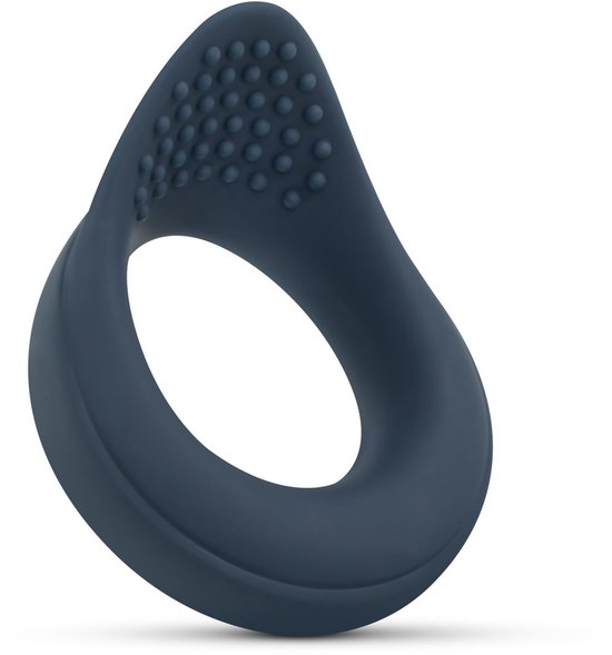 Boners - Vibrerende Cockring Met Perineum Stimulatie - Blauw