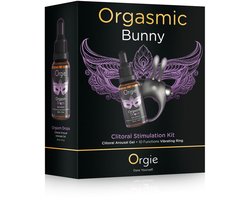 Orgie - Orgasmic Bunny Clitorale Stimulatie Kit - Zwart