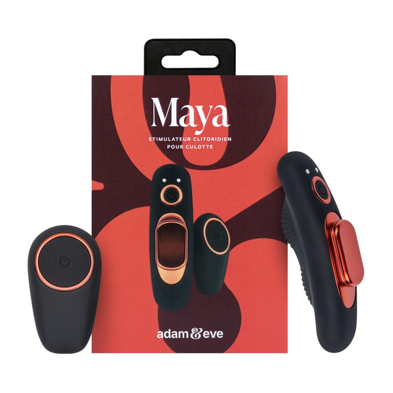 AdametEve - Maya Panty Vibrator - Zwart