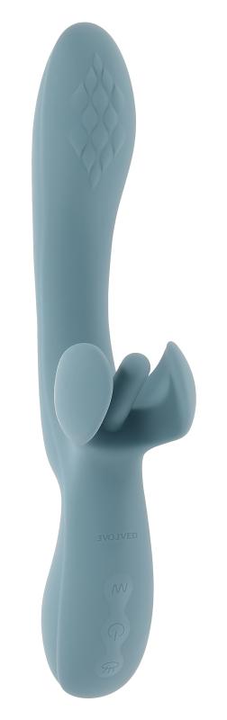 Evolved – Take Your Flick – Rabbit Vibrator - Blauw