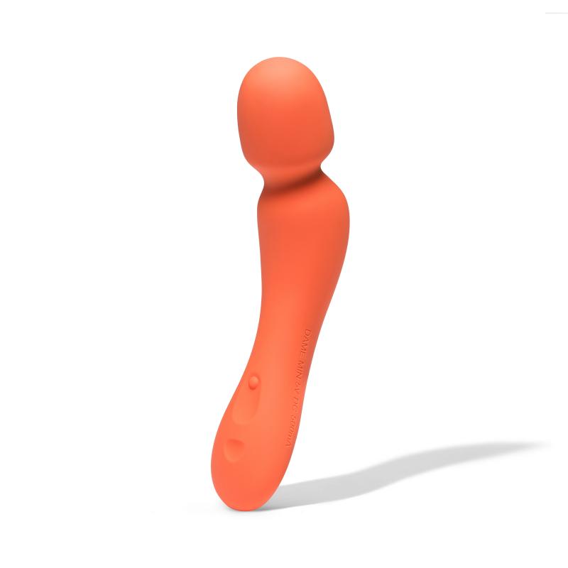 Dame Dame – Min Mini Wand Vibrator – Papaya - Oranje