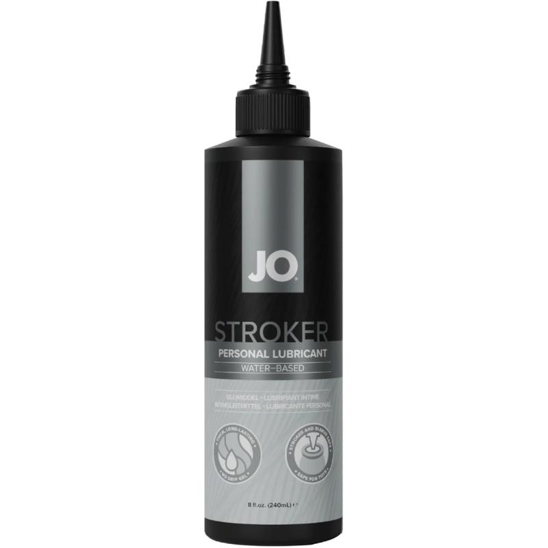 System Jo System JO – Stroker Lubricant – 240 ml Waterbasis - Zwart