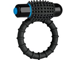 Doc Johnson e Vibrerende Cockring - Zwart