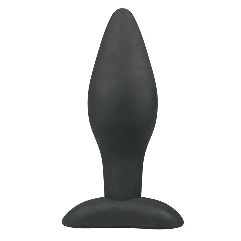 Anal Collection Grotee Siliconen Buttplug - Zwart