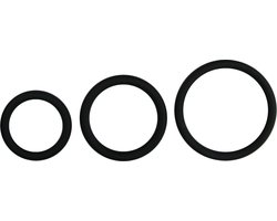EasyToys e cockring set - Zwart