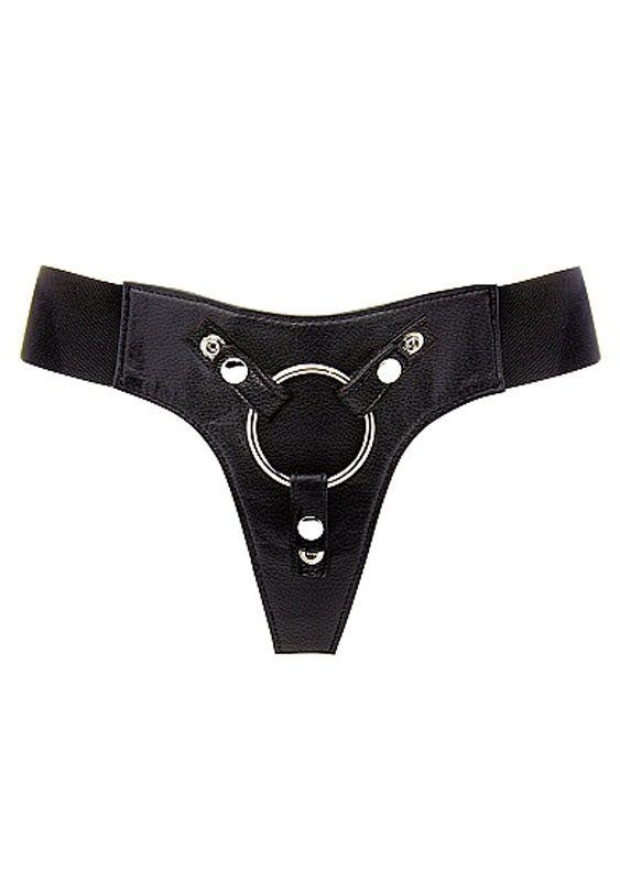 Ouch Strap-On harnas deluxe - Zwart