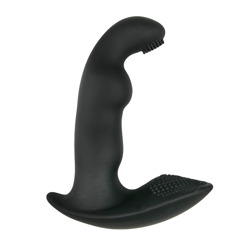 EasyToys Dynamic Duke Geribbelde Prostaat Vibrator - Zwart