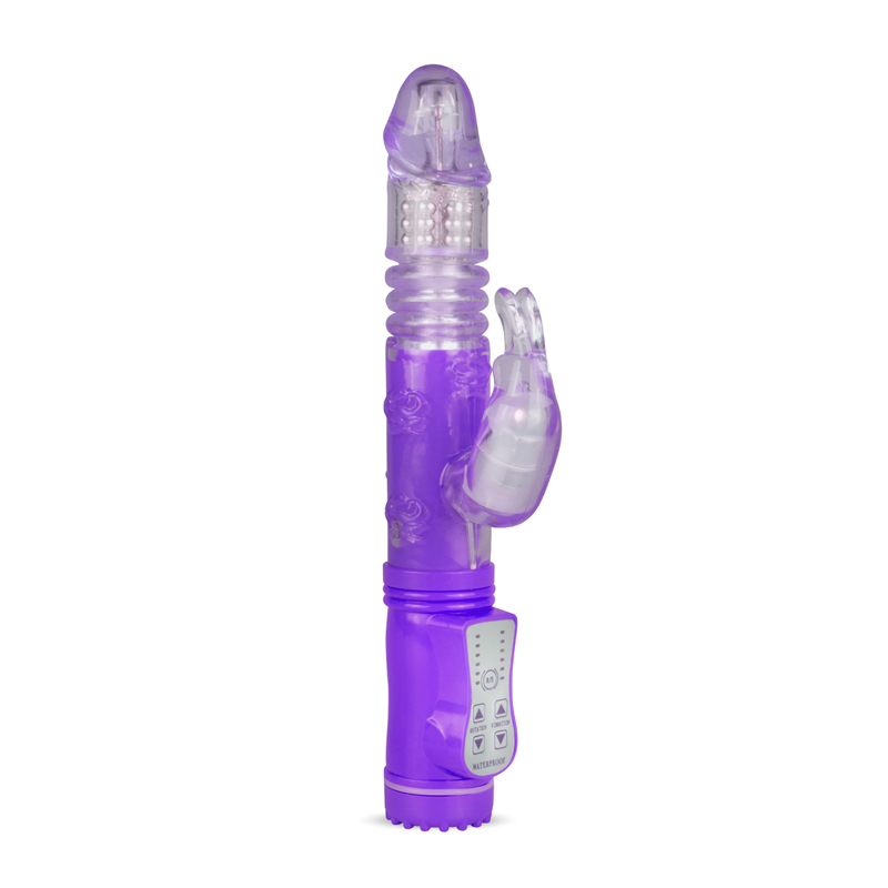 EasyToys e stotende rabbit vibrator - Paars