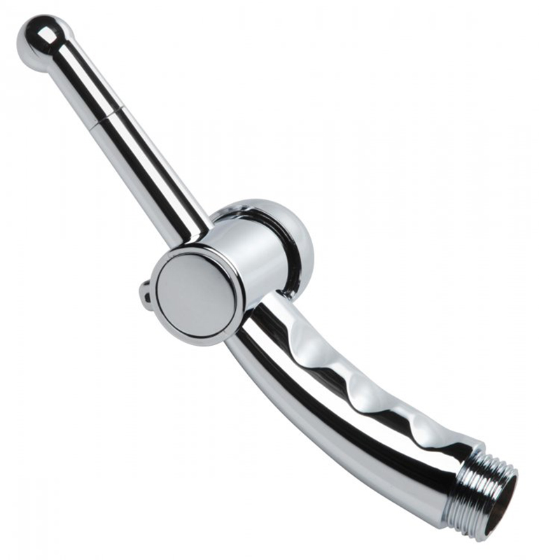 CleanStream Anaal Douche Opzetstuk - Silver