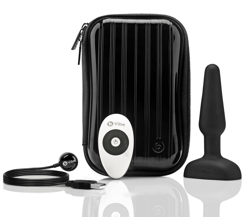 B-Vibe b-Vibe Trio Buttplug Met Afstandsbediening - Zwart