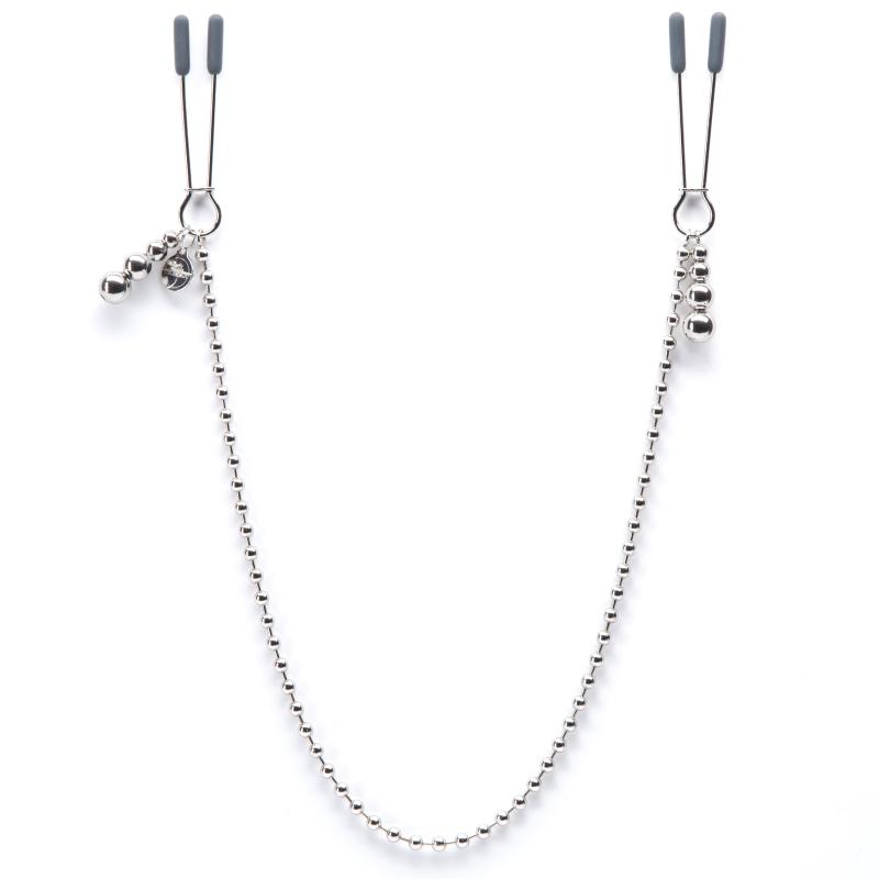 FIFTY SHADES FSD At My Mercy Tepelklemmen Met Ketting - Silver