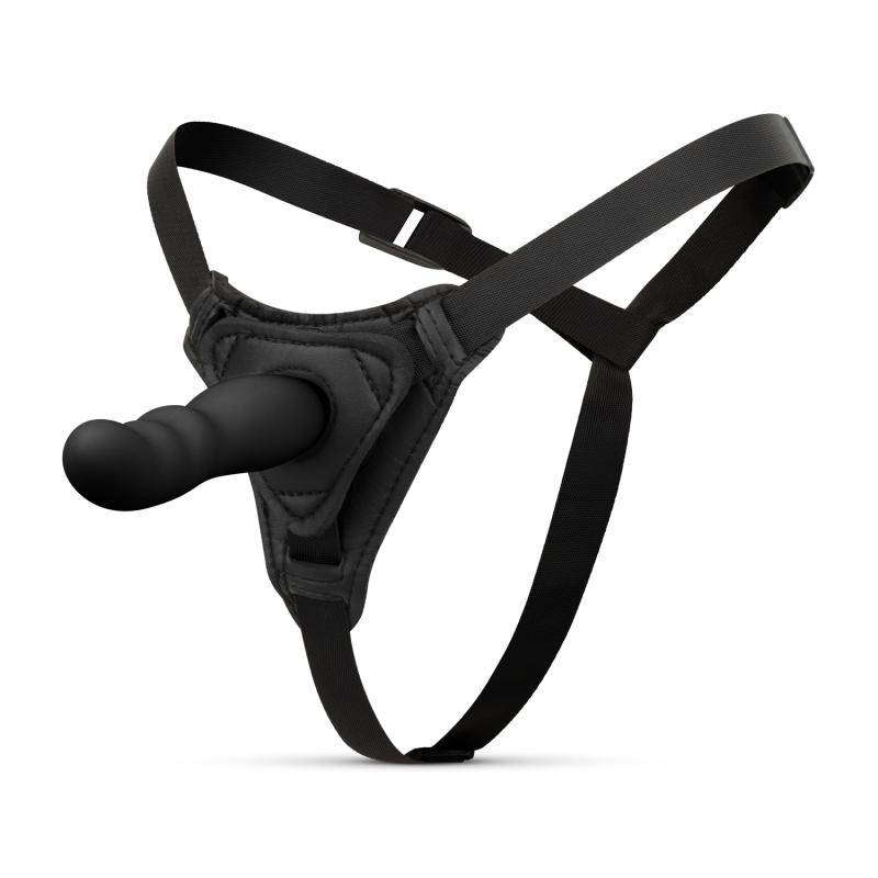 EasyToys Beginner's Strap On Dildo - Zwart