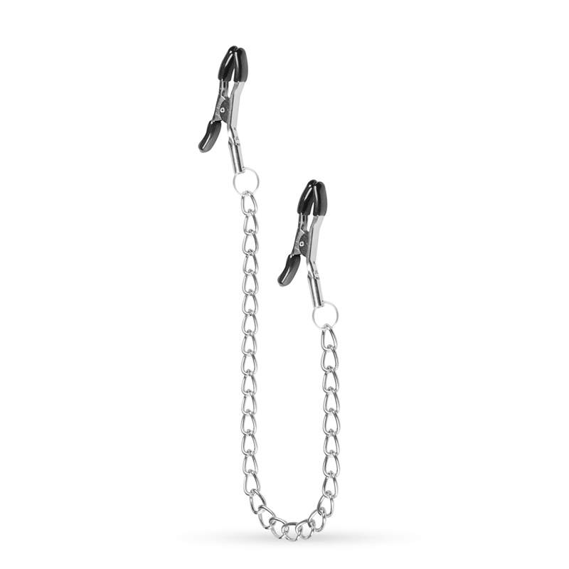 EasyToys Klassieke Tepelklemmen Met Ketting - Silver