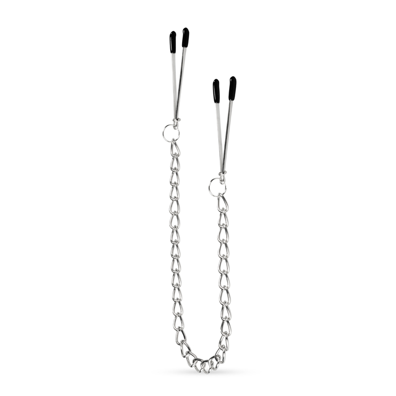 EasyToys Pincet Tepelklemmen Met Ketting - Silver