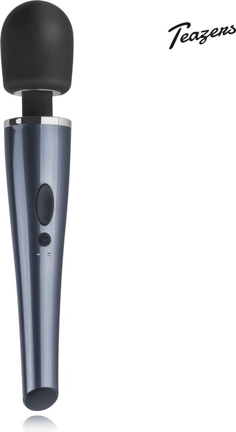Teazers Black Lightning Wand Vibrator - Zwart