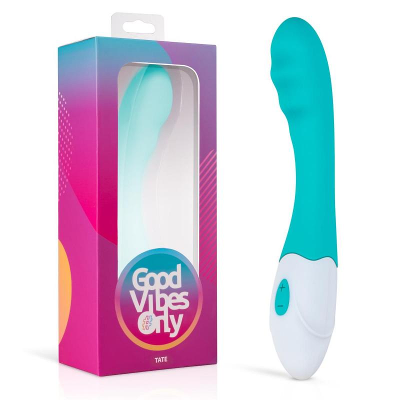 Good Vibes Only Tate G-Spot Vibrator - Turquoise